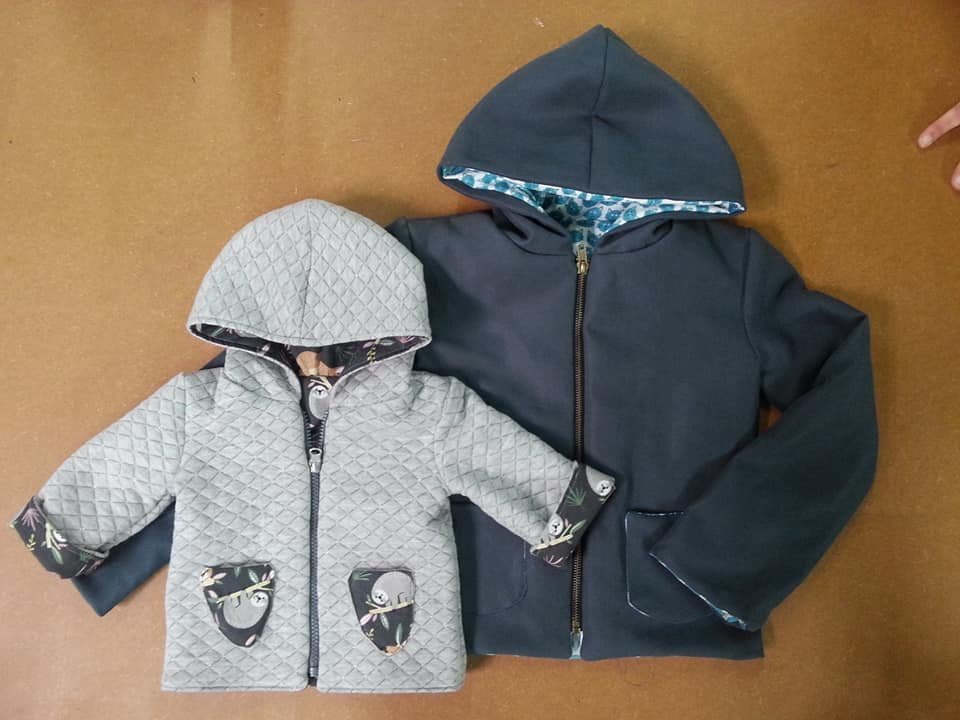 veste enfant reversible