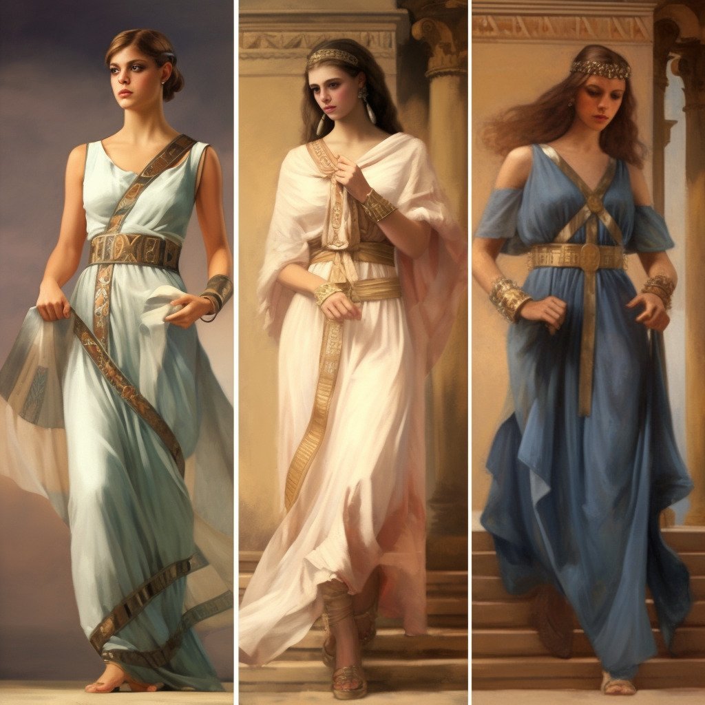 **ancient rome,greek and egyptian fashion style --v 5.1** - Image #1