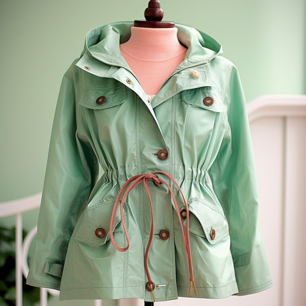 **DIY lightweight spring jackets: Learn how to create fashionable and functional lightweight jackets, showcasing a variety of materials and designs suitable for the mild temperatures of spring. --upbeta --v 5** - Image #4