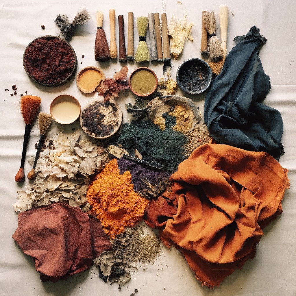 **Dive into the world of natural pigments and discover how they can be used in sewing to create beautiful, earthy colors.** - Image #3