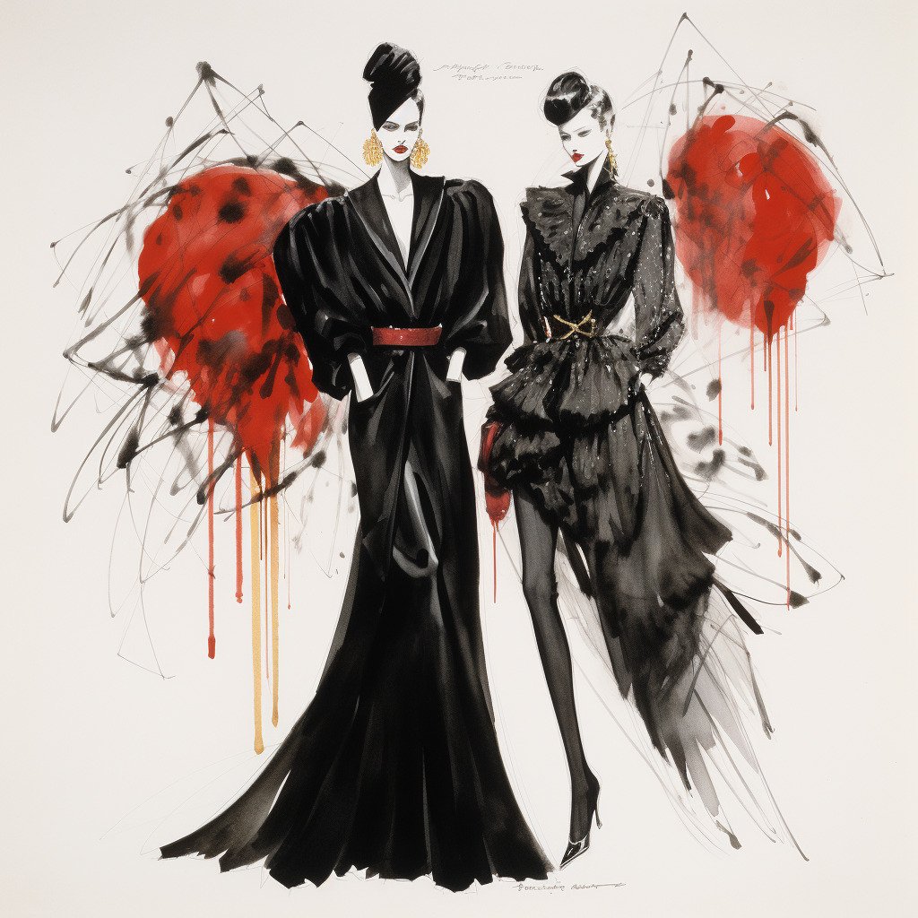 **fashion design by Yves Saint Laurent** - Image #4